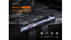 Fenix PD35 V3.0 - Lanternă Tactică - 1700 Lumeni - 357 Metri - Black